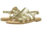 Mini Melissa Mel Boemia (little Kid/big Kid) (gold/beige) Girl's Shoes