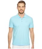 Calvin Klein Liquid Touch Polo Shirt (blue Topaz) Men's Clothing