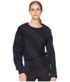Adidas Y-3 By Yohji Yamamoto Bold Stripe Sweater (legend Blue/black) Women's Sweater
