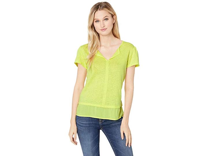 Sanctuary Uptown Tee (ice Lime) Women's T Shirt