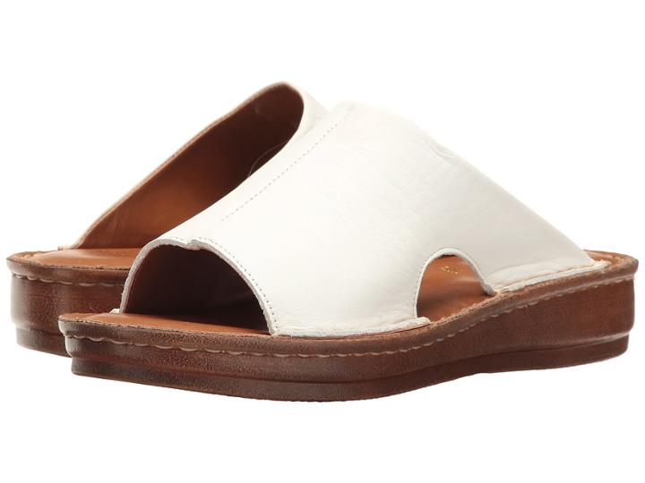 Bella-vita Mae-italy (white Leather) Women's Sandals