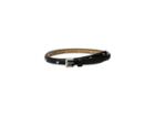 Michael Michael Kors 13mm Skinny Pebble Star Belt (black) Women's Belts