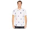 Paul Smith Reg Fit Short Sleeve All Over Tee (white Multi Polka Dots) Men's T Shirt