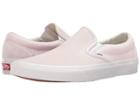 Vans Classic Slip-ontm ((suede/canvas) Orchid Ice/true White) Skate Shoes
