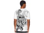 Versace Collection Baroque Font Logo Tee (white/print) Men's T Shirt