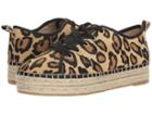 Sam Edelman Celina (new Nude Leopard Brahma Hair) Women's Lace Up Casual Shoes