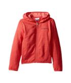 Columbia Kids S'more Adventure Full Zip Hoodie (little Kids/big Kids) (sunset Red Heather) Boy's Sweatshirt