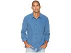 Royal Robbins Desert Pucker Dry Long Sleeve (dark Blue) Men's Long Sleeve Button Up