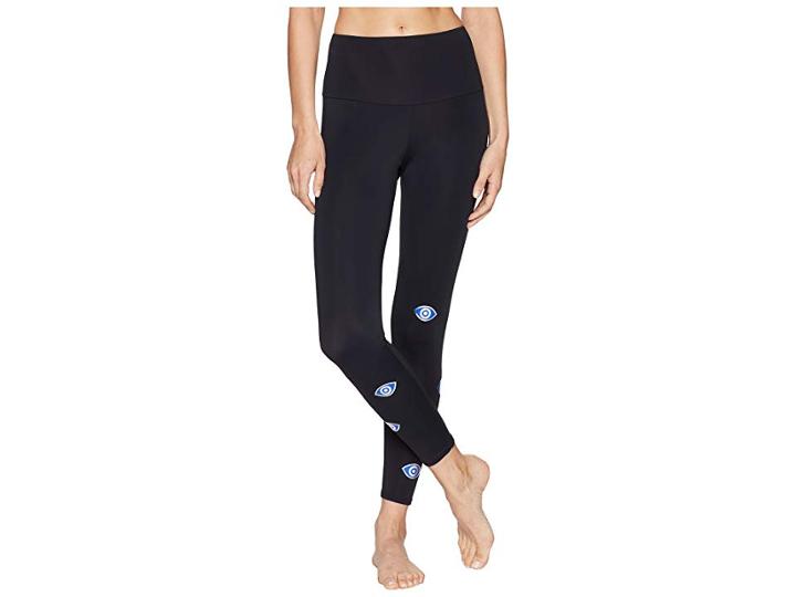 Onzie Foil Leggings (evil Eye) Women's Casual Pants