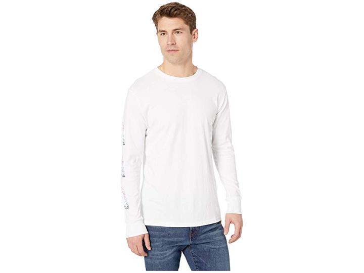 Billabong Eighty Six Long Sleeve T-shirt (white) Men's Clothing