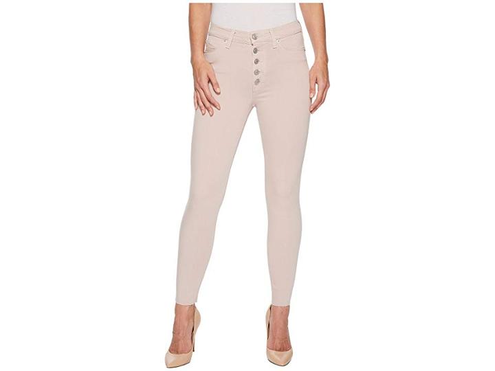 Hudson Jeans Barbara With Exposed Buttons In Blushing (blushing) Women's Jeans