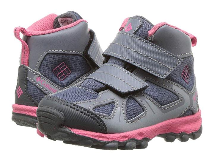 Columbia Kids Peakfreaktm Xcrsn Mid Waterproof (toddler) (mountain/camellia Rose) Girls Shoes