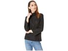 Nally & Millie Brush Long Sleeve Turtleneck Top (black) Women's Clothing