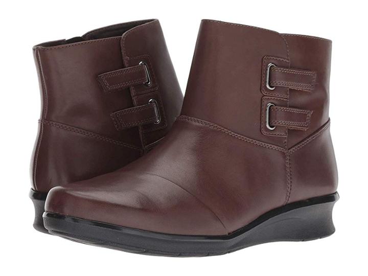 Clarks Hope Cody (brown Leather) Women's  Shoes