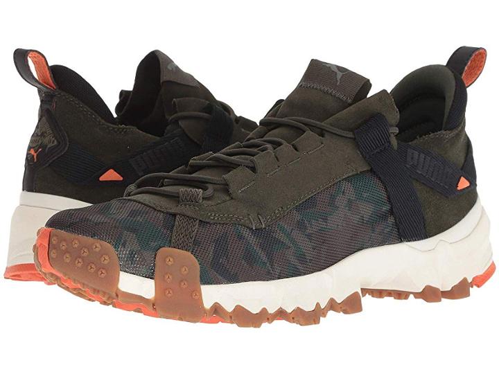 Puma Trailfox Camo (forest Night/whisper White) Men's Lace Up Casual Shoes