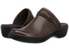 Clarks Delana Abbey (dark Brown Leather) Women's Shoes