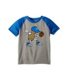 Under Armour Kids Home Base Short Sleeve (little Kids/big Kids) (true Grey Heather) Boy's Clothing