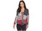 Nic+zoe Petite Rich Color Block Cardy (multi) Women's Sweater