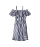 Bardot Junior Pippa Dress (big Kids) (navy Stripe) Girl's Dress