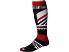 Hot Chillys Formula Stripe Mid Volume Socks (formula Stripe/red) Men's Crew Cut Socks Shoes