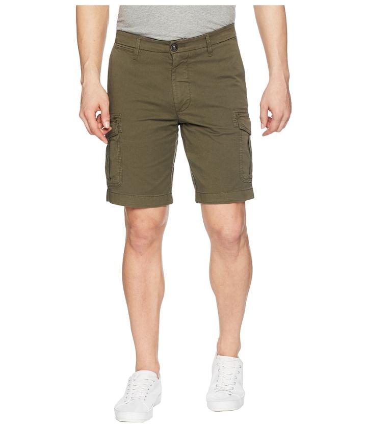 Eleventy Bermuda Cargo Shorts W/ Drawstring (military) Men's Shorts