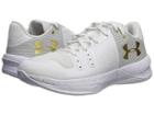Under Armour Ua Block City (white/metallic Gold/metallic Gold) Women's Shoes