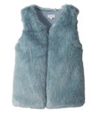 Splendid Littles Faux Fur Vest (little Kids) (light Blue) Girl's Vest