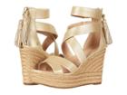 Ugg Raquel Metallic (soft Gold) Women's Wedge Shoes