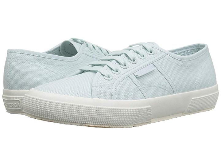 Superga 2750 Cotu Classic Sneaker (full Azure) Women's Lace Up Casual Shoes