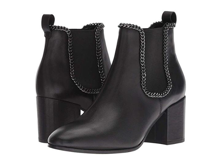 Kennel & Schmenger Jade Chainlink Bootie (black Smooth Calf) Women's Boots