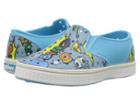 Native Kids Shoes Miles Print (toddler/little Kid) (pigeon Grey/shell White/sticker Book Print) Kids Shoes