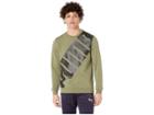 Puma Big Logo Crew (olivine) Men's T Shirt