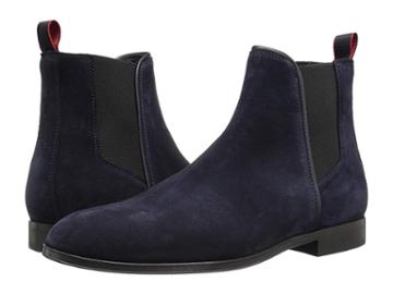 Boss Hugo Boss Boheme Chelsea Boot Casual By Hugo (dark Blue) Men's Shoes
