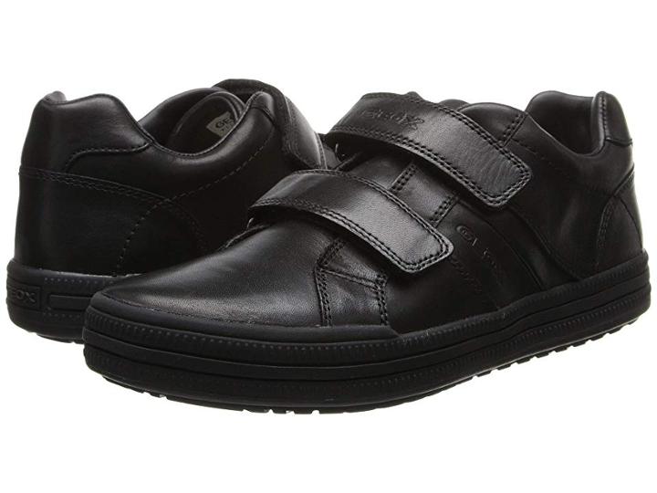 Geox Kids Jr Elvis Uniform (big Kid) (black) Boy's Shoes