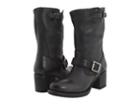 Frye Vera Short (black Calf Shine Vintage) Cowboy Boots