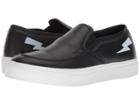 Neil Barrett Thunderbolt Skate Sneaker (black/white) Men's Shoes