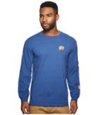 Brixton Primo Long Sleeve Stt (deep Blue) Men's Long Sleeve Pullover