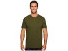 U.s. Polo Assn. Crew Neck Small Pony T-shirt (olive Press) Men's Short Sleeve Pullover