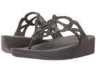 Fitflop Bumble Crystal Toe Post (pewter) Women's  Shoes