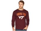 Champion College Virginia Tech Hokies Long Sleeve Jersey Tee (maroon) Men's T Shirt