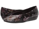 A2 By Aerosoles Architect (black Floral) Women's Flat Shoes