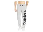 Adidas Essentials Branded Tapered Pants (medium Grey Heather/black) Men's Casual Pants