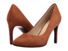 Cole Haan Eliza Grand Pump 85mm (british Tan Suede) Women's Shoes