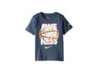 Nike Kids Awesomeness Basketball Short Sleeve T-shirt (little Kids) (monsoon Blue) Boy's Clothing