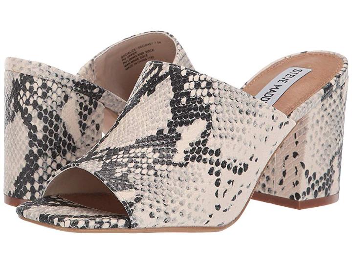Steve Madden Socialize (natural Snake) Women's Dress Sandals