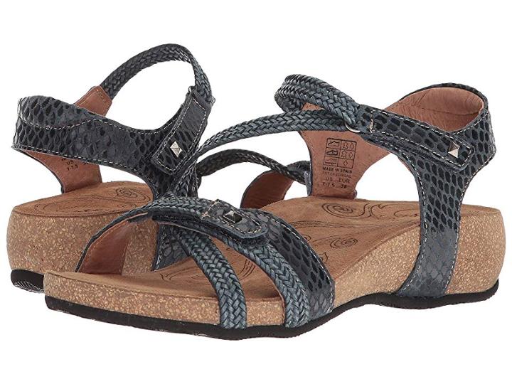 Taos Footwear Ziggie (blue Ocean Snake) Women's  Shoes
