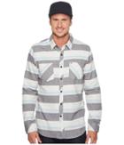 Rip Curl Seager Long Sleeve Flannel (charcoal) Men's Clothing