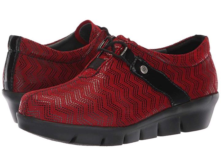 Wolky Muse (dark Red) Women's Shoes