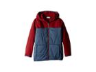 Columbia Kids Take A Hiketm Softshell Jacket (little Kids/big Kids) (dark Mountain/red Element) Boy's Coat