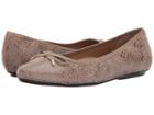 Vaneli Signy (taupe Glit Croco Print/matching Nappa) Women's Flat Shoes